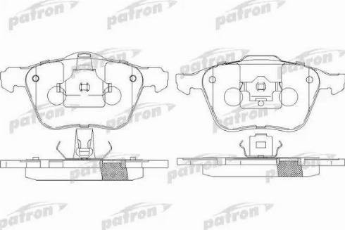 Patron PBP7008 - Гальмівні колодки, дискові гальма autozip.com.ua