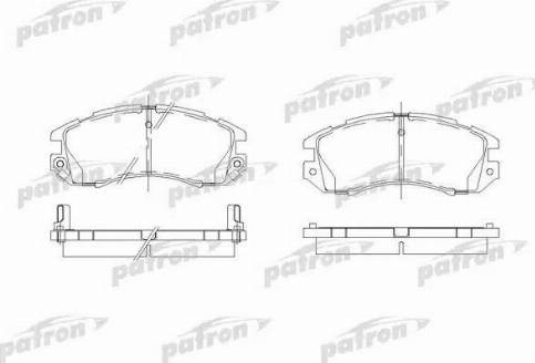 Patron PBP789 - Гальмівні колодки, дискові гальма autozip.com.ua