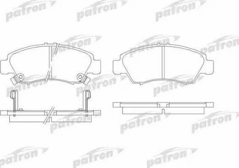 Patron PBP777 - Гальмівні колодки, дискові гальма autozip.com.ua