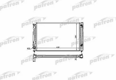 Patron PRS3018 - Радіатор, охолодження двигуна autozip.com.ua