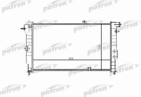 Patron PRS3330 - Радіатор, охолодження двигуна autozip.com.ua