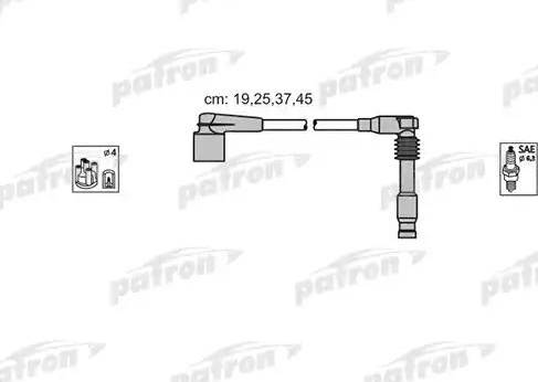 Patron PSCI1014 - Комплект проводів запалювання autozip.com.ua