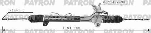 Patron PSG3047 - Рульовий механізм, рейка autozip.com.ua