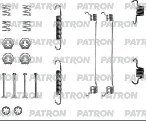 Patron PSRK0037 - Комплектуючі, барабанний гальмівний механізм autozip.com.ua