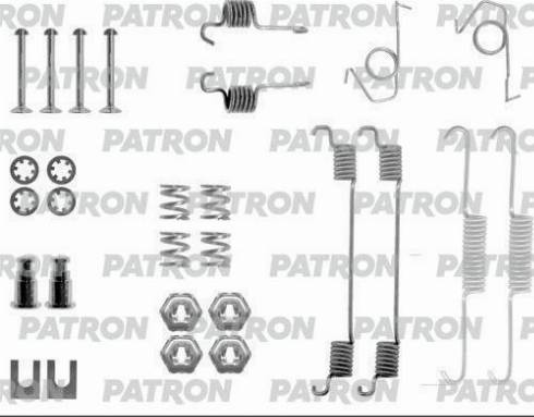 Patron PSRK0174 - Комплектуючі, барабанний гальмівний механізм autozip.com.ua