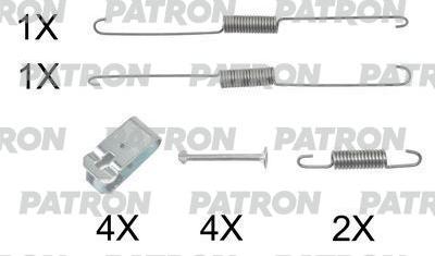 Patron PSRK0246 - Комплектуючі, барабанний гальмівний механізм autozip.com.ua