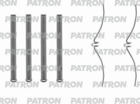 Patron PSRK1086 - Комплектуючі, колодки дискового гальма autozip.com.ua