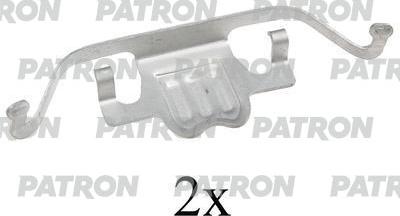 Patron PSRK1021 - Комплектуючі, колодки дискового гальма autozip.com.ua