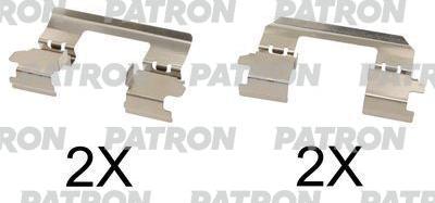 Patron PSRK1074 - Комплектуючі, колодки дискового гальма autozip.com.ua