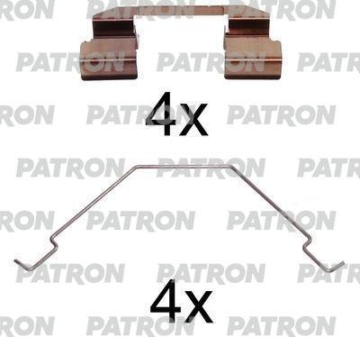Patron PSRK1070 - Комплектуючі, колодки дискового гальма autozip.com.ua