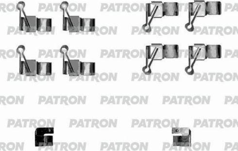 Patron PSRK1197 - Комплектуючі, колодки дискового гальма autozip.com.ua