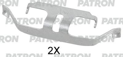 Patron PSRK1355 - Комплектуючі, колодки дискового гальма autozip.com.ua