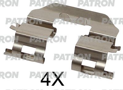 Patron PSRK1295 - Комплектуючі, колодки дискового гальма autozip.com.ua