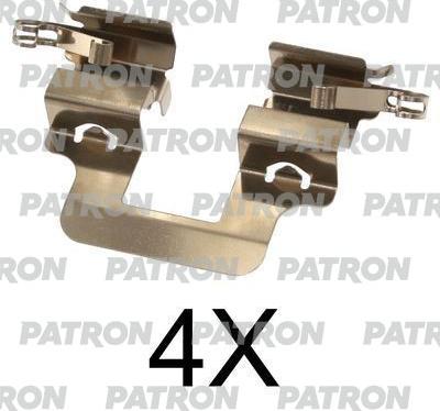 Patron PSRK1280 - Комплектуючі, колодки дискового гальма autozip.com.ua