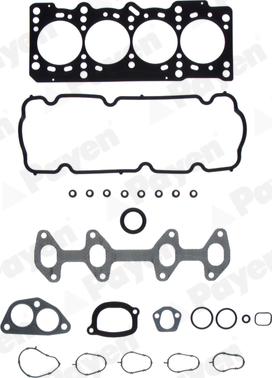 Payen CE5240 - Комплект прокладок, головка циліндра autozip.com.ua