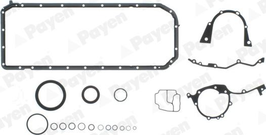 Payen EW802 - Комплект прокладок, блок-картер двигуна autozip.com.ua