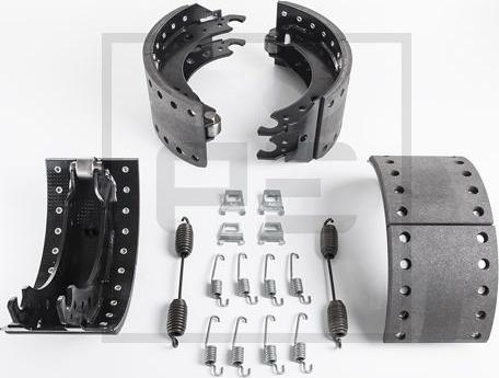 PE Automotive 046.172-90A - Комплект гальм, барабанний механізм autozip.com.ua