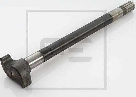 PE Automotive 066.127-20A - Гальмівний вал, барабанний гальмівний механізм autozip.com.ua