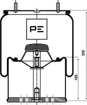 PE Automotive 084.059-72A - Кожух пневматичної ресори autozip.com.ua