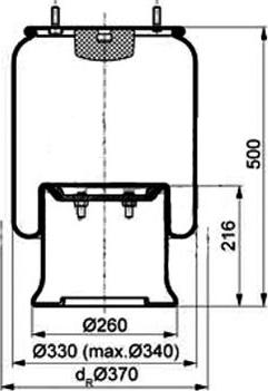 PE Automotive 084.194-72A - Кожух пневматичної ресори autozip.com.ua