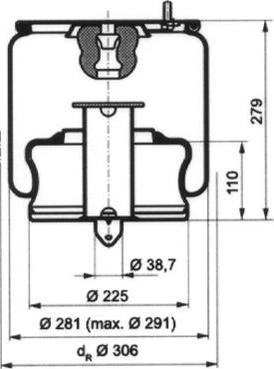 PE Automotive 084.267-71A - Кожух пневматичної ресори autozip.com.ua