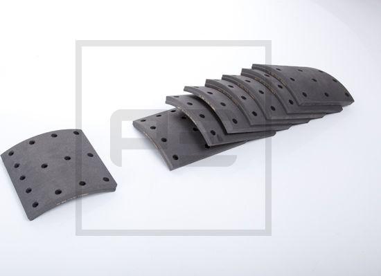 PE Automotive 086.174-00A - Комплект гальмівних черевиків, барабанні гальма autozip.com.ua