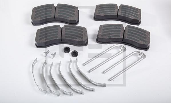 PE Automotive 086.343-00A - Гальмівні колодки, дискові гальма autozip.com.ua
