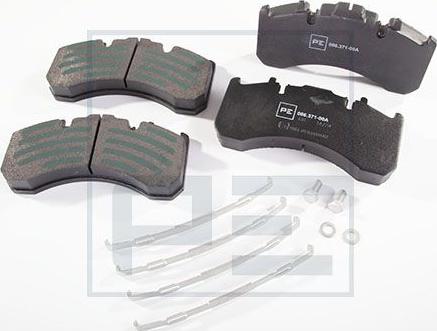PE Automotive 086.371-00A - Гальмівні колодки, дискові гальма autozip.com.ua
