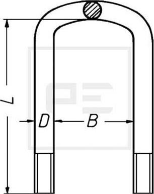 PE Automotive 035.199-90A - Драбина ресори autozip.com.ua