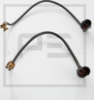 PE Automotive 026.690-10A - Сигналізатор, знос гальмівних колодок autozip.com.ua