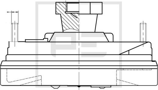 PE Automotive 100.233-00A - Зчеплення, вентилятор радіатора autozip.com.ua