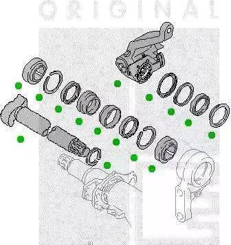 PE Automotive 2313-08685-0267-01 - Гальмівний вал autozip.com.ua