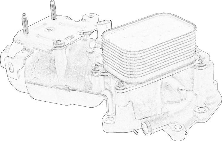 PSA 9801622280 - Масляний радіатор, моторна олія autozip.com.ua