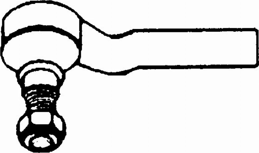 Pex 12.02.170 - Наконечник рульової тяги, кульовий шарнір autozip.com.ua