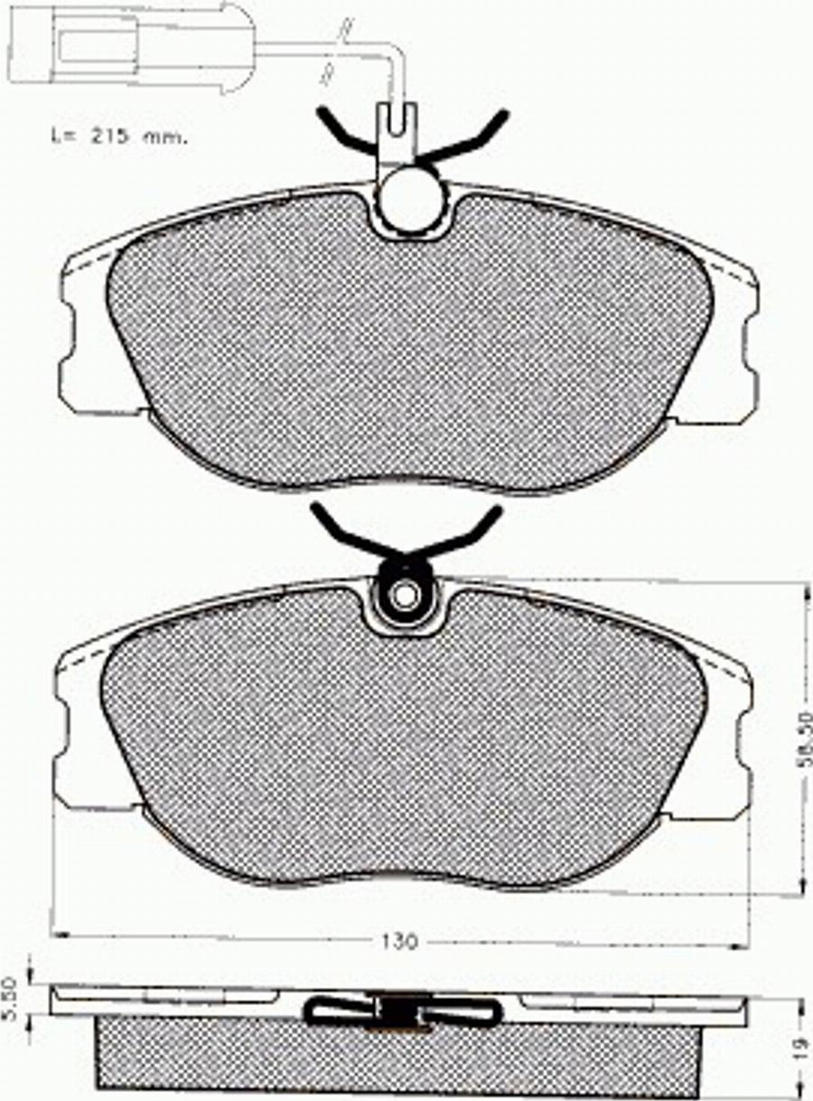 Pex 7415 - Гальмівні колодки, дискові гальма autozip.com.ua