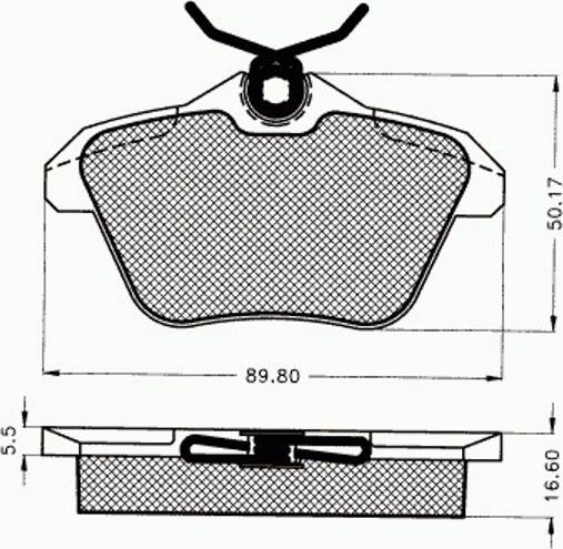 Pex 7.475 - Гальмівні колодки, дискові гальма autozip.com.ua