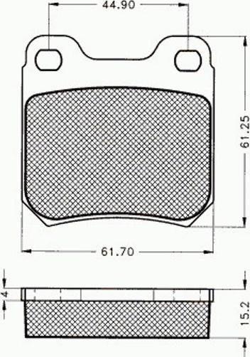 Pex 7.517 - Гальмівні колодки, дискові гальма autozip.com.ua