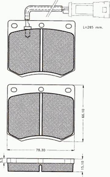 Pex 7047 - Гальмівні колодки, дискові гальма autozip.com.ua