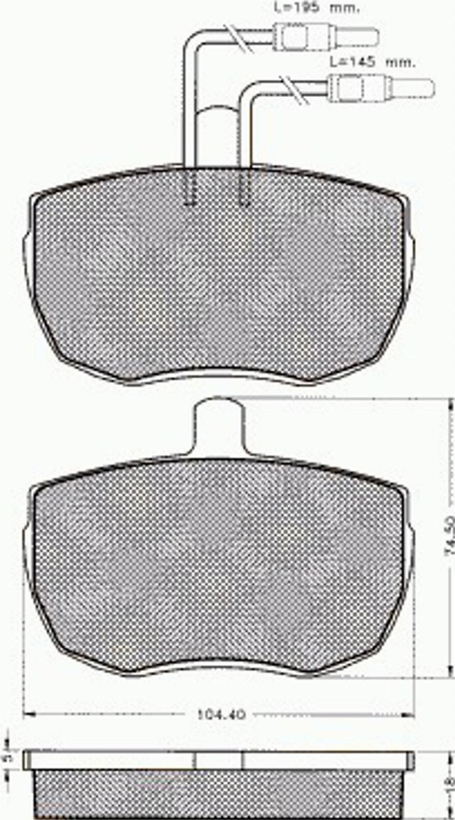 Pex 7016 - Гальмівні колодки, дискові гальма autozip.com.ua