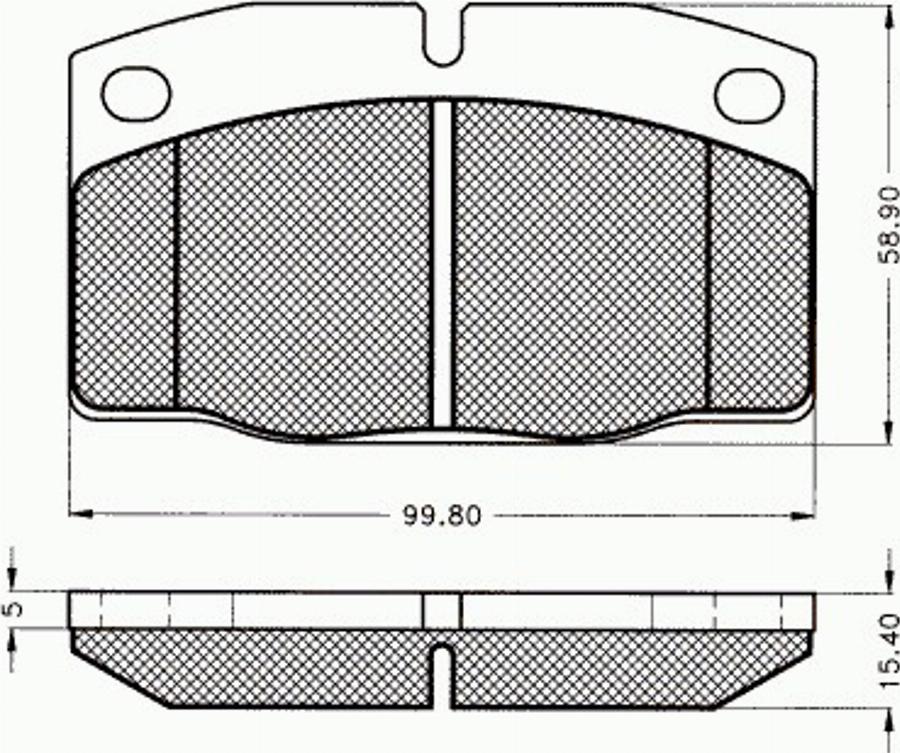 Pex 7.028 - Гальмівні колодки, дискові гальма autozip.com.ua