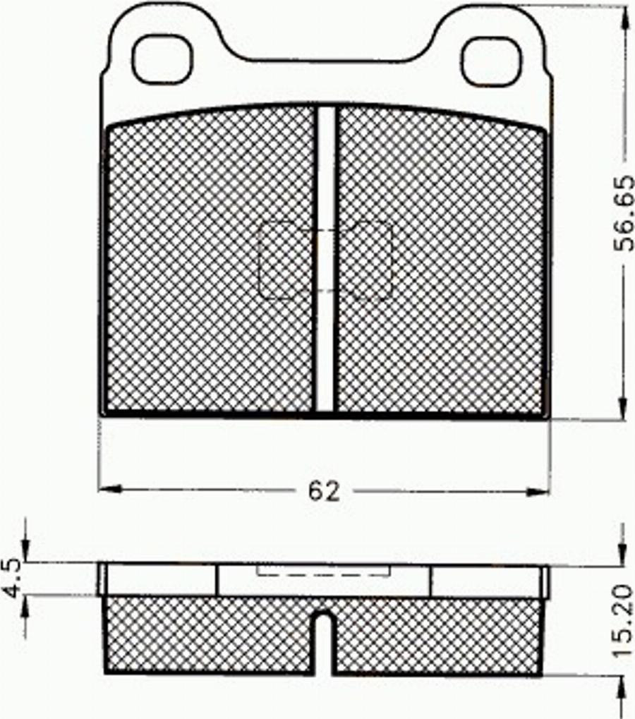 Pex 7151 - Гальмівні колодки, дискові гальма autozip.com.ua