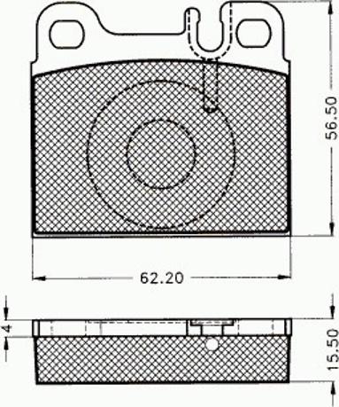 Pex 7381 - Гальмівні колодки, дискові гальма autozip.com.ua