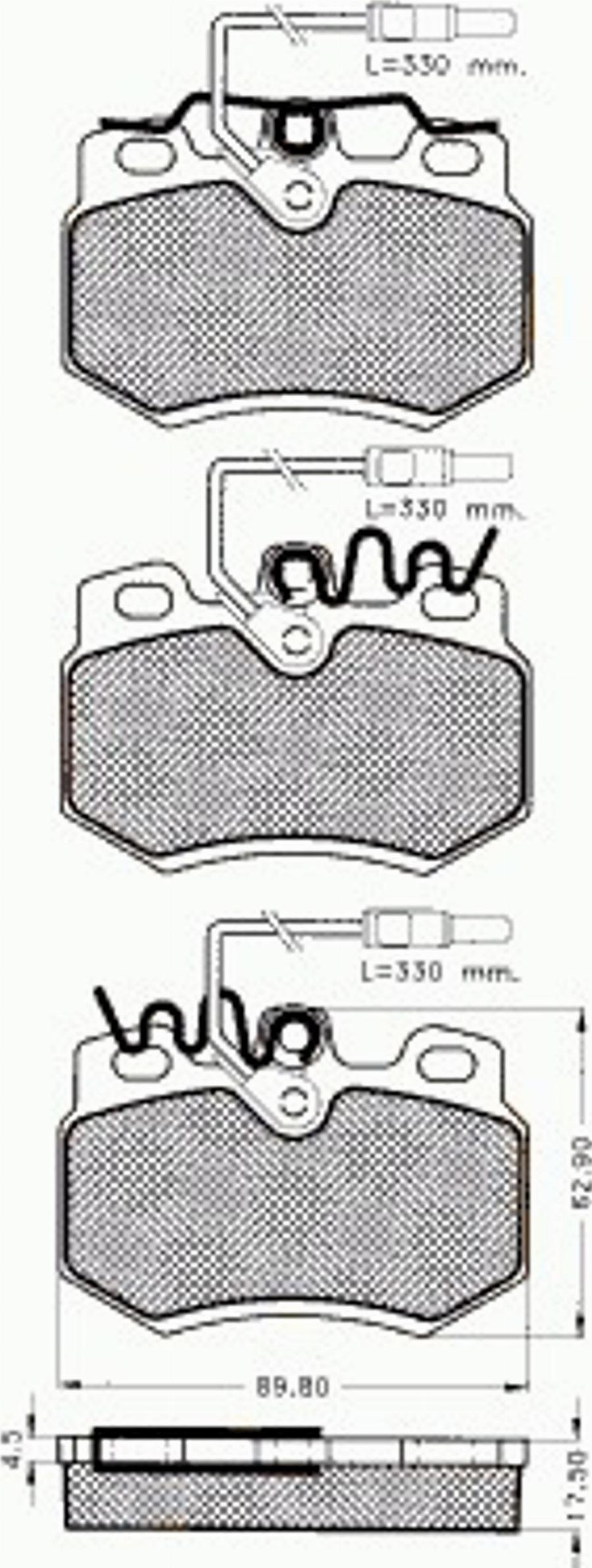 Pex 7251 - Гальмівні колодки, дискові гальма autozip.com.ua