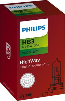 PHILIPS 9005HWC1 - Лампа розжарювання, фара дальнього світла autozip.com.ua