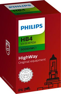 PHILIPS 9006HWC1 - Лампа розжарювання, фара дальнього світла autozip.com.ua