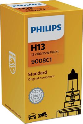 PHILIPS 9008C1 - Лампа розжарювання, фара дальнього світла autozip.com.ua