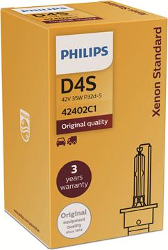 PHILIPS 42402C1 - Лампа розжарювання, основна фара autozip.com.ua
