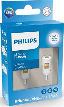 PHILIPS 11961WU60X2 - Лампа розжарювання, Освітлення салону autozip.com.ua