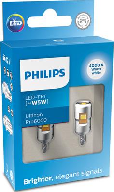 PHILIPS 11961WU60X2 - Лампа розжарювання, Освітлення салону autozip.com.ua