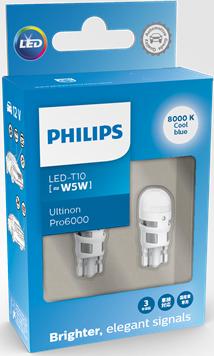 PHILIPS 11961XU60X2 - Лампа розжарювання, Освітлення салону autozip.com.ua